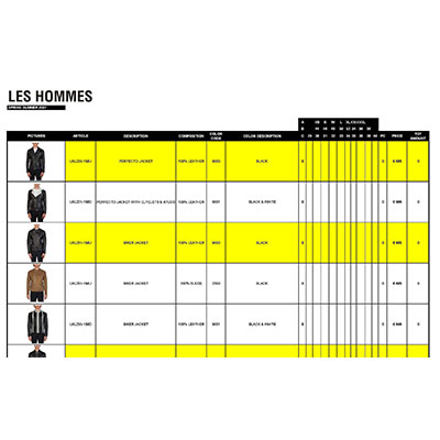 2021春夏_Les Hommes_欧洲大牌资料
