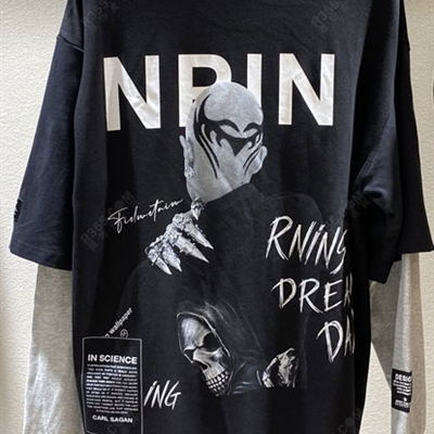 市场上装-T恤-微潮长袖T恤【实拍】