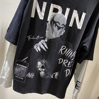 市场上装-T恤-微潮长袖T恤【实拍】