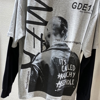 市场上装-T恤-微潮长袖T恤【实拍】