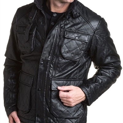 市场上装-皮衣-商务皮衣