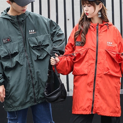 市场上装-中长外套-微潮中长外套