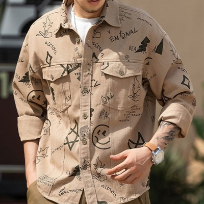 市场上装-衬衫-微潮衬衫