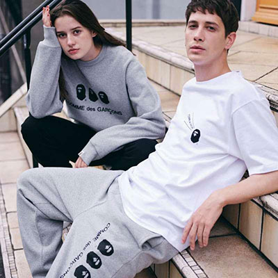 日本《A BATHING APE x  COMME des GARCONS》2020秋冬休闲时尚男装