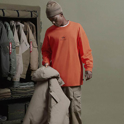 美国《ALPHA INDUSTRIES x  I.T》2020秋季休闲时尚男装