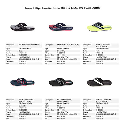 2021春夏_Tommy Hilfiger 鞋子_欧洲大牌资料