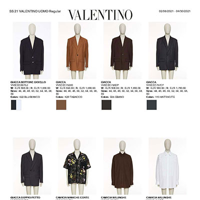 2021春夏_Valentino 服装_欧洲大牌资料