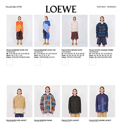 2021春夏_Loewe_欧洲大牌资料