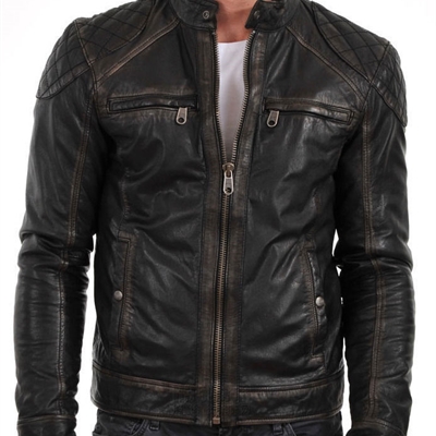 市场上装-皮衣-商务皮衣