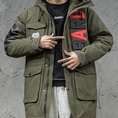 市场上装-中长外套-微潮中长外套