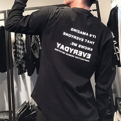 市场上装-T恤-微潮T恤