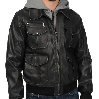 市场上装-皮衣-商务皮衣