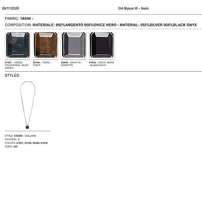 2021秋冬_Giorgio Armani_饰品_欧洲大牌资料