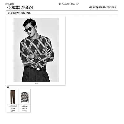 2021秋冬_Giorgio Armani_造型搭配_欧洲大牌资料