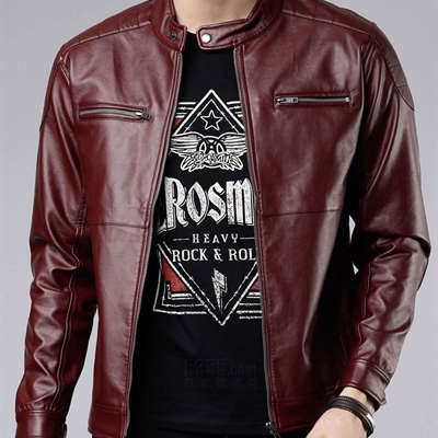 市场上装-皮衣-商务皮衣