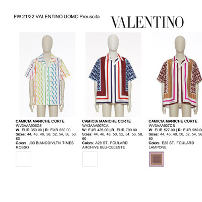 2021秋冬_Valentino 服装_欧洲大牌资料