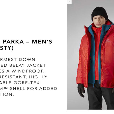 2021秋冬_Arcteryx_欧洲大牌资料