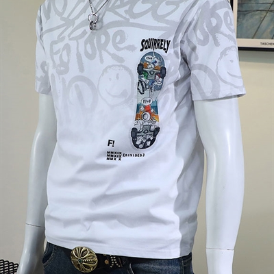 市场上装-T恤-微潮T恤