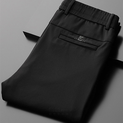 市场男裤-商务-松紧裤