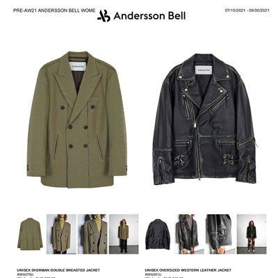 2021秋冬_Andersson Bell 服装男女同款_欧洲大牌资料