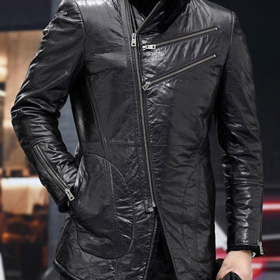 市场上装-皮衣-商务皮衣