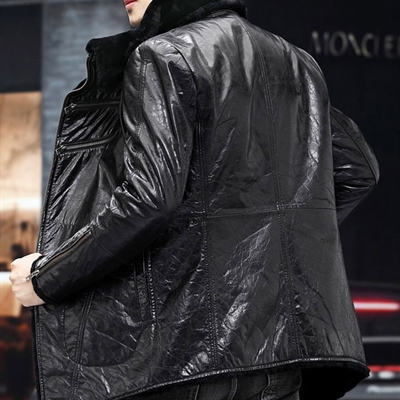 市场上装-皮衣-商务皮衣