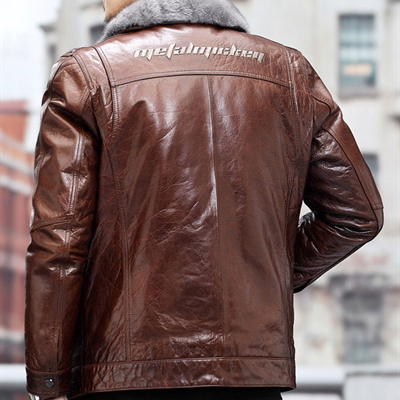 市场上装-皮衣-商务皮衣