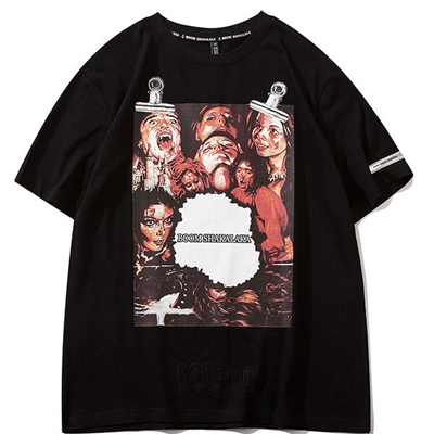 市场上装-T恤-微潮T恤