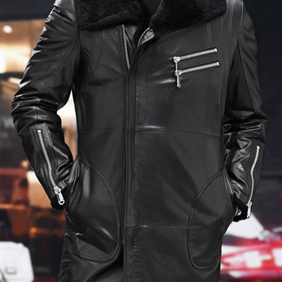 市场上装-皮衣-商务皮衣