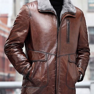 市场上装-皮衣-商务皮衣