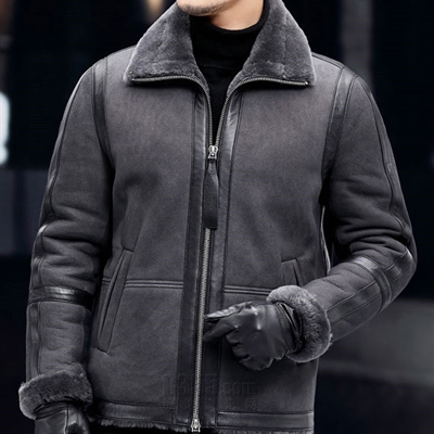 市场上装-皮衣-商务皮衣