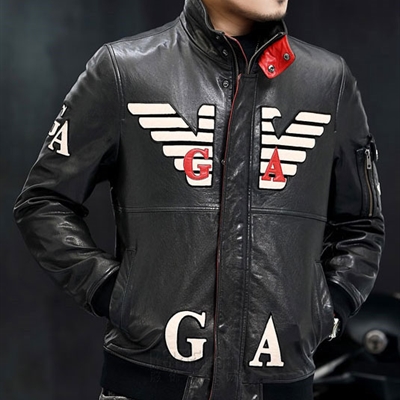 市场上装-皮衣-商务皮衣