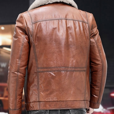 市场上装-皮衣-商务皮衣