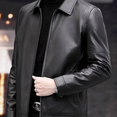 市场上装-皮衣-商务皮衣