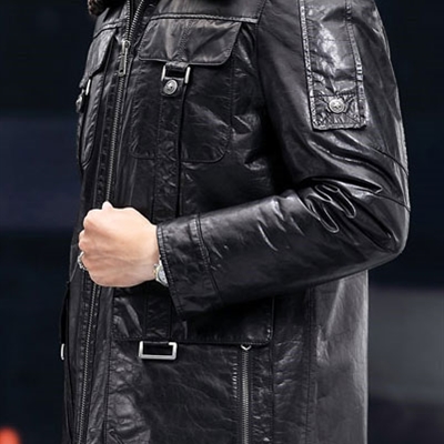 市场上装-皮衣-商务皮衣