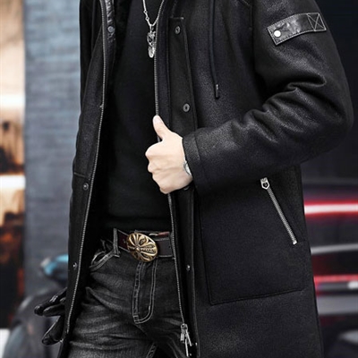 市场上装-皮衣-商务皮衣