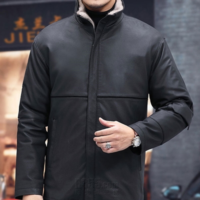 市场上装-皮衣-商务皮衣