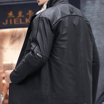 市场上装-皮衣-商务皮衣