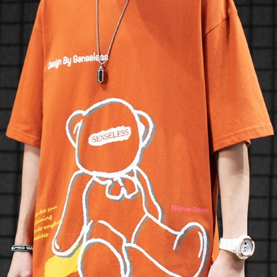 市场上装-T恤-微潮T恤