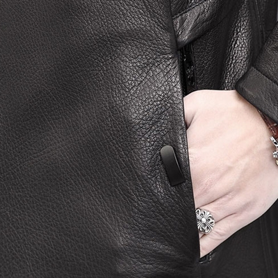 市场上装-皮衣-商务皮衣