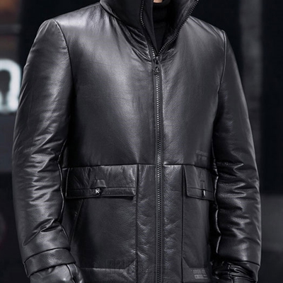 市场上装-皮衣-商务皮衣