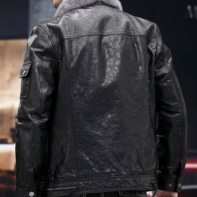 市场上装-皮衣-商务皮衣