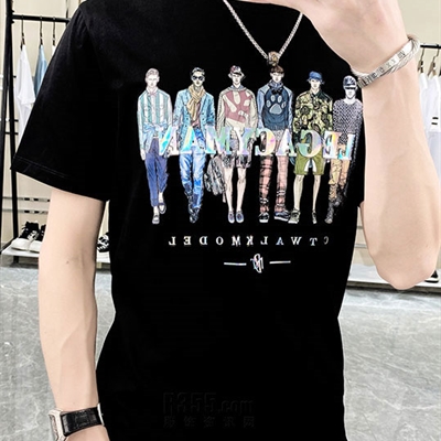 市场上装-T恤-欧货T恤