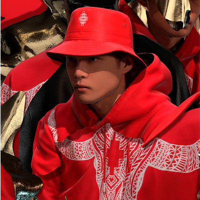 意大利《MARCELO BURLON C》2021春夏休闲时尚中国新年男装