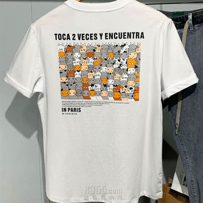 市场上装-T恤-休闲T恤【实拍】