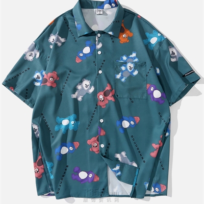 市场上装-衬衫-微潮衬衫