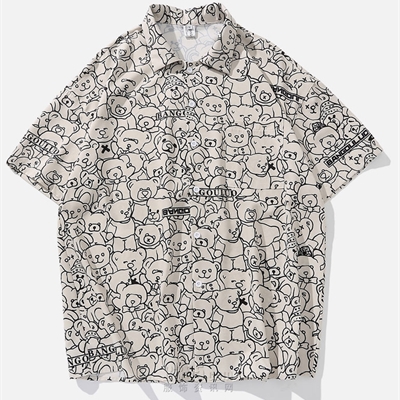 市场上装-衬衫-微潮衬衫