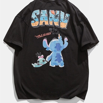 市场上装-T恤-微潮T恤