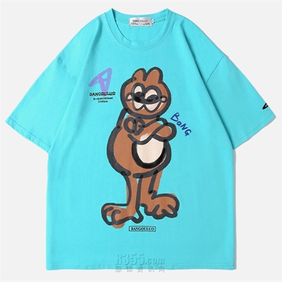 市场上装-T恤-微潮T恤