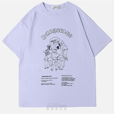 市场上装-T恤-微潮T恤